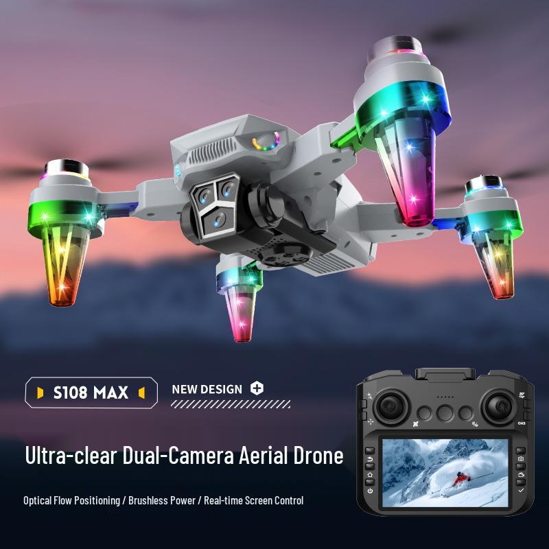Beginner Drone: HD Aerial Photography, Foldable, Drop-Resistant Remote Control Aircraft for Kids