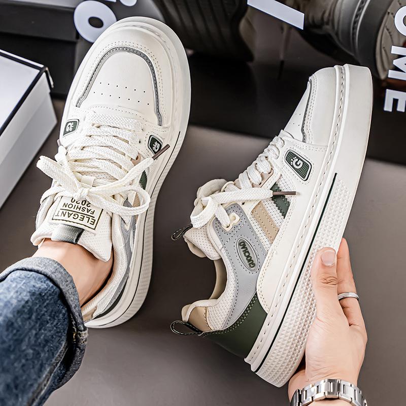 Men's Fashion Casual Low Top Skateboarding Shoes Boys Comfortable Sneakers Male Students Trending Soft Sole Classic Breathable Gym Non-slip
