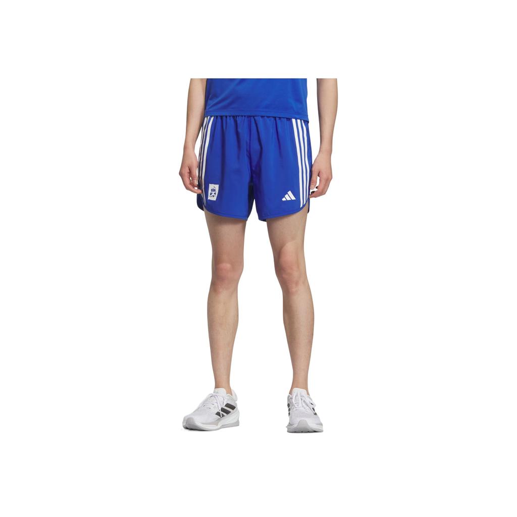 Adidas Climacool Marathon Shanghai Half Comfortable Casual Simple Versatile Sports Shorts Men Shorts Royal-Blue KB9100