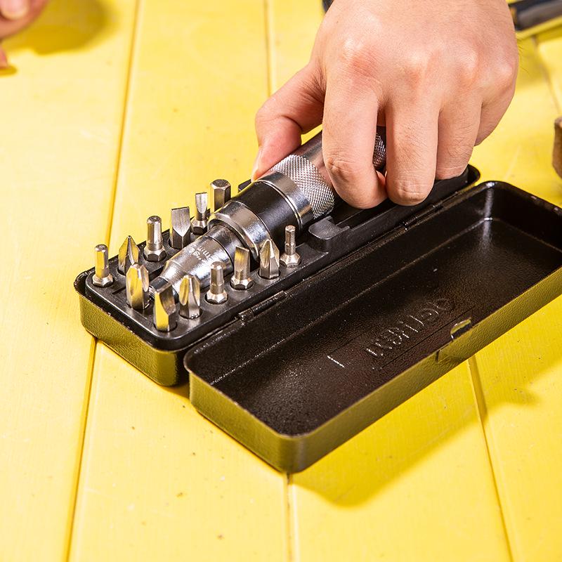 Deli 13-Piece Impact Screwdriver Set