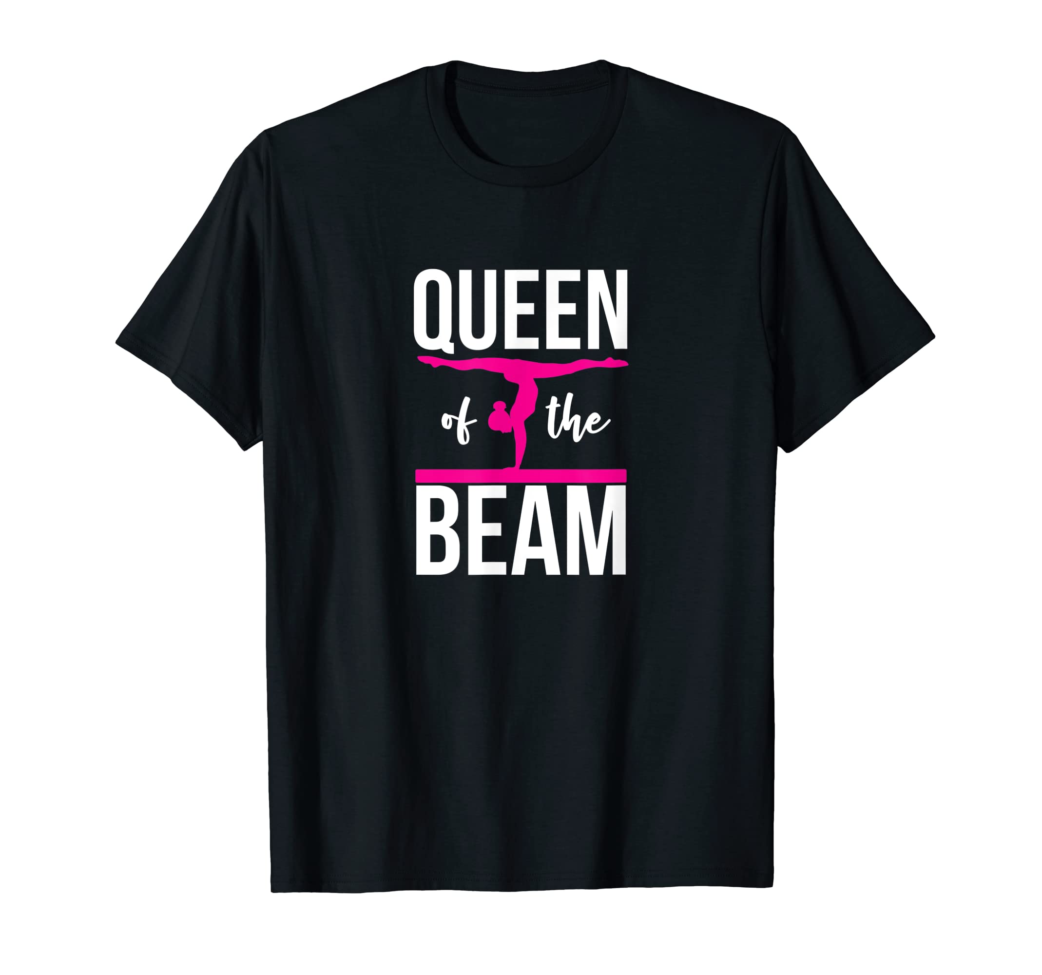 

Queen of the Beam Gymnastics Handstand Gymnast T-Shirt T-Shirt чорний