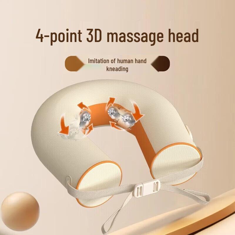 Hezheng Portable U-shaped Neck Massager Pillow
