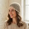 Crochet Woven Pullover Hats Hollowed Out Beret Cap Casual Knitted Hat  Travel