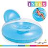 INTEX Fauteuil De Piscine Gonflable Adulte Glossy 137 x 122 Cm (couleur aléatoire)