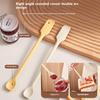 2 Stück Mini Silikon Schaber Doppelseitig Zwei in Eins Spatel Marmeladenglas Kosmetikflasche Schaber Löffel Set Für Marmelade Würze