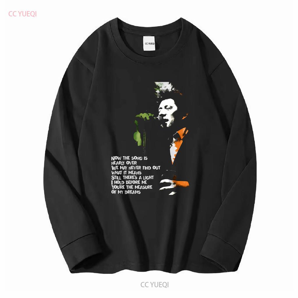 Shane MacGowan Memories Maglietta Nera AP17292 manica lunga o corta vintage Lavata uomo Unisex Comoda moda Elasticizzata