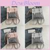 Pu Double Shoulder Bag For Women With Large Capacity And Clear Handheld Design For Daily Use