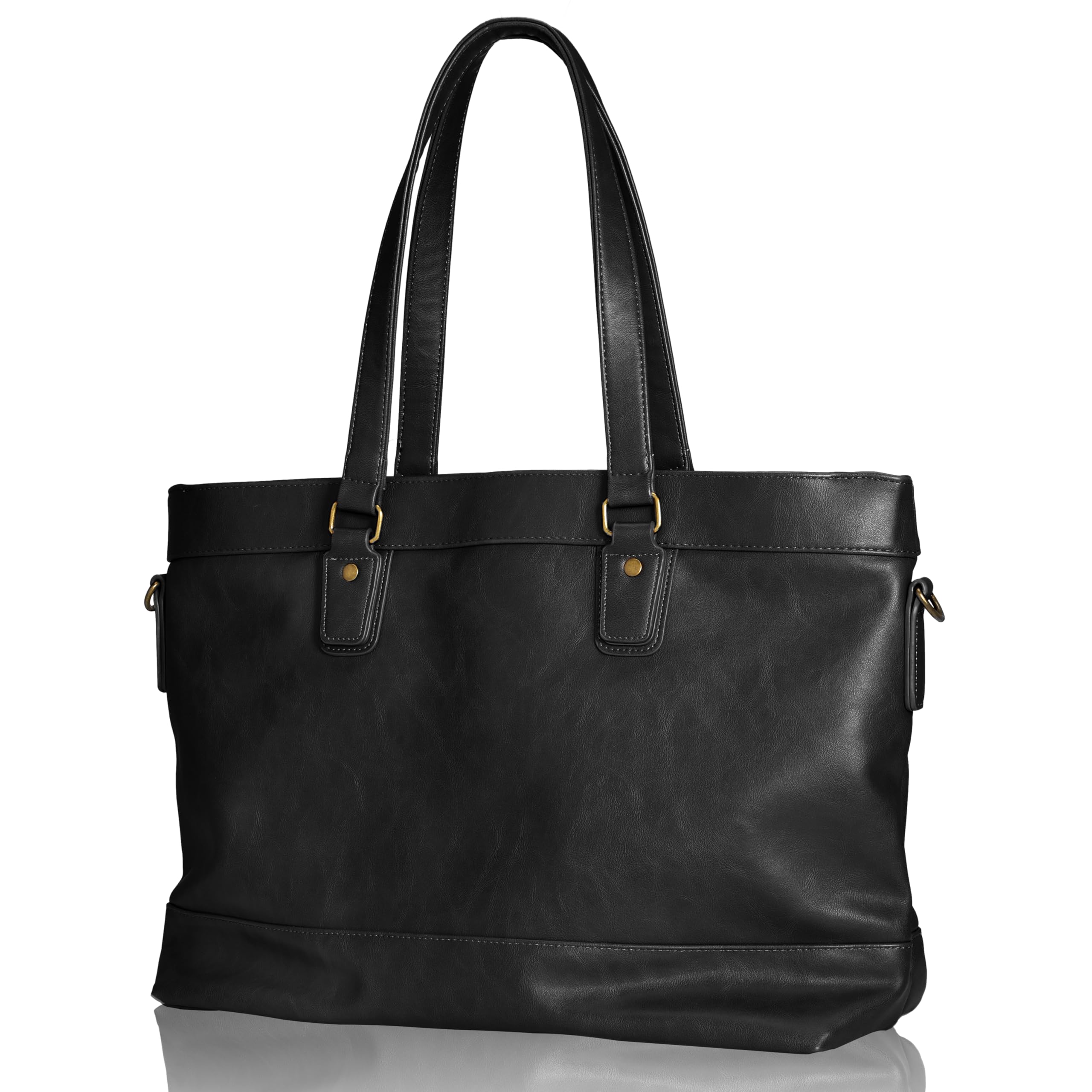 Мужская деловая сумка-тоут Grevio, черная