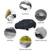 Car Cover Outdoor Protection Full Exterior Snow Cover Sunshade Dustproof Protection Cover Universal for Hatchback Sedan SUV