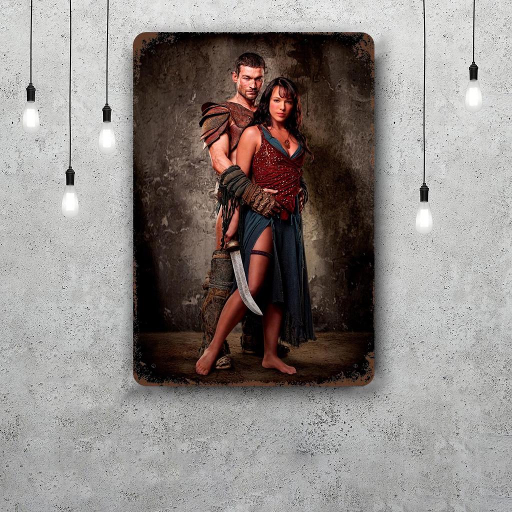 Spartacus Retro Vintage Blechschild Poster Dekorative Plakette Metallplatte Wanddekoration