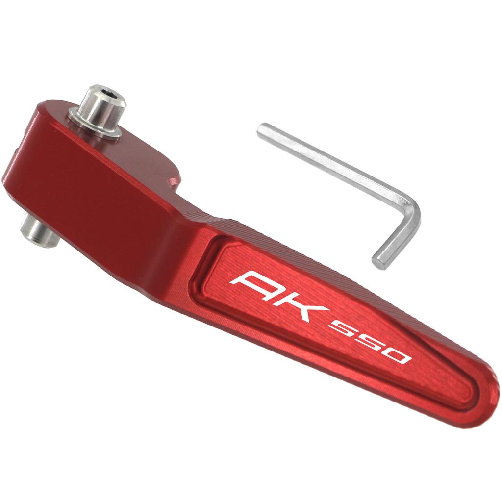 CNC Aluminum Parking Brake Lever Extension For KYMCO AK575 AK550 AK - Labor-Saving Handbrake Handle Motorcycle Modification