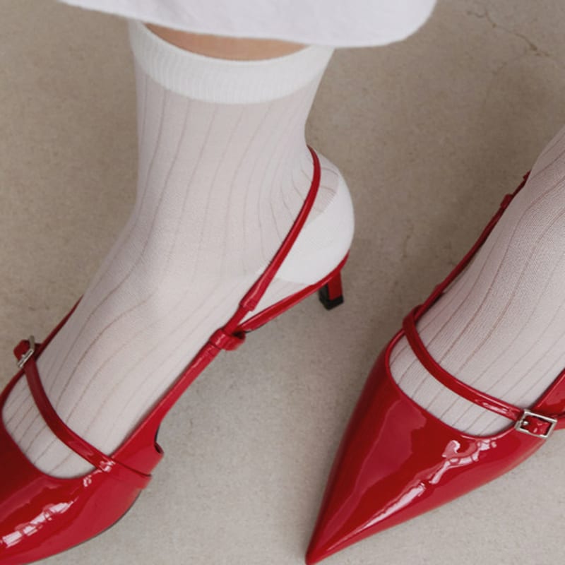 Tatiana Glitter See-Through Socks SC8088 2 Colors