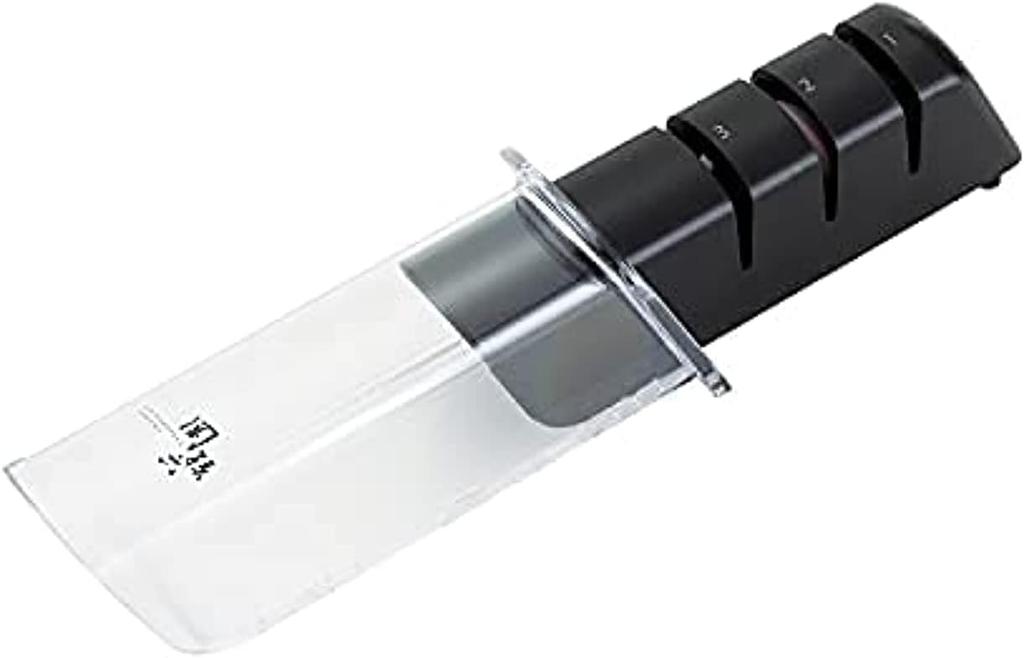 Kai Corporation Seki Magoroku Diamond Ceramic Knife Made In Easy To Black AP0308 Sharpener, Japan, Manual, Use,