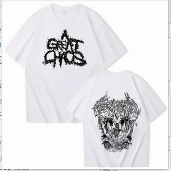 

2024 Versatile Casual Crew Neck Short Sleeve Hooded T-Shirt XXL