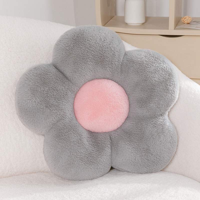 Fresh Colorful Daisy Flower Plush Pillow Toy Soft Cartoon Plant Stuffed Doll Chair Cushion Car Pillow Kids Lovers Birthday Gift