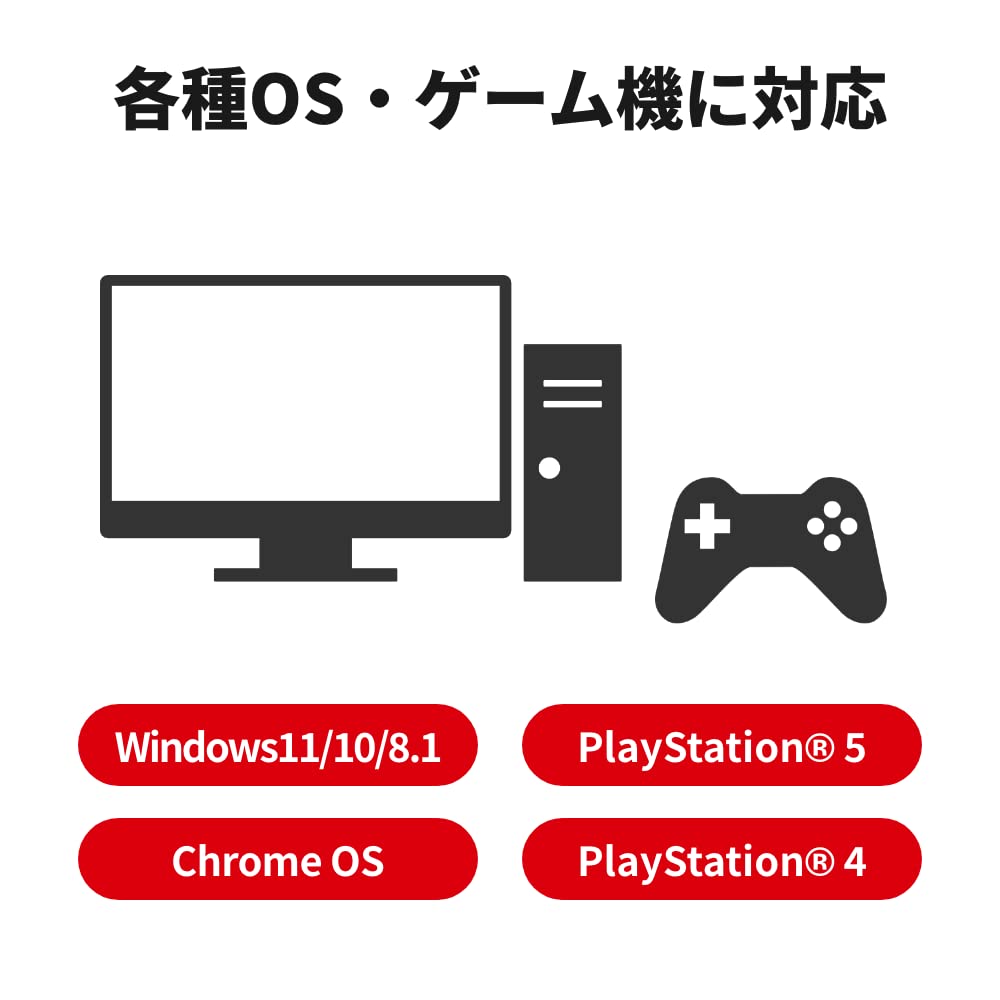 Buffalo 2.4GHz Wireless Compact Keyboard, Compatible with PCWindowsMac, for Remote Work and Home Use, Black, BSKBW335BK