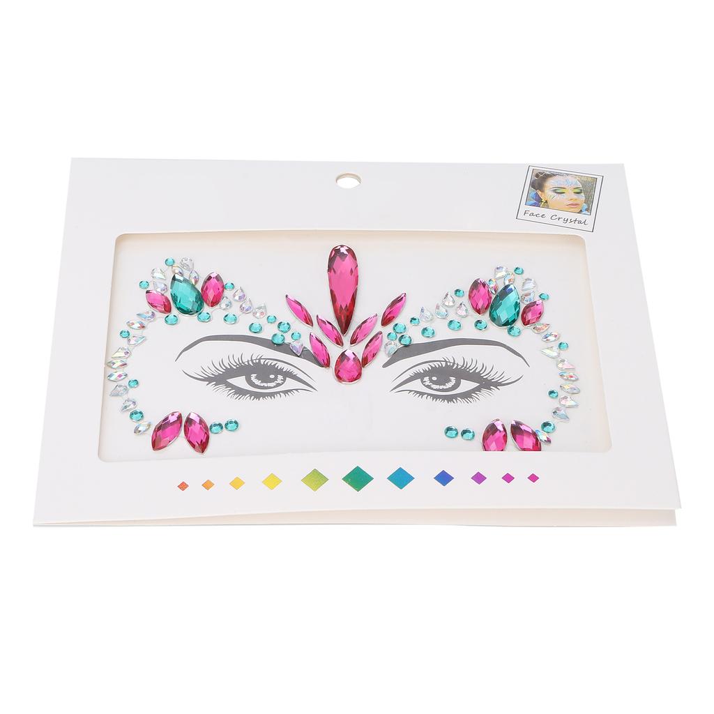 DIY Makeup Face Jewels Glitter Shiny Temporary Face Rhinestones Stickers Decorations