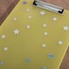 Star Stickers A4 Folder for Office Documents, Designed for Students to Organize Test Papers and Study Supplies
