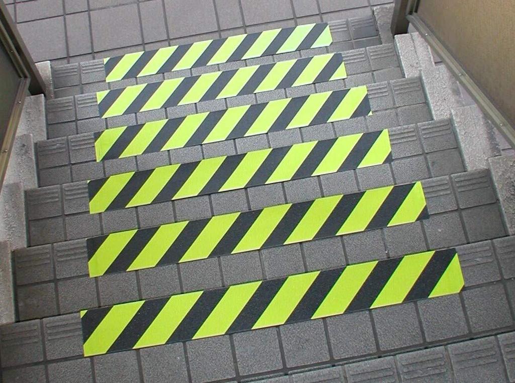 NCA Fluorescent Non-Slip Tape, 100 X 3m, Zebra Pattern, NSP-1003-FLZ