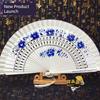 Double-Sided Easy-Open Folding Fan, Group Performance Fan, Retro Fan for Show, Dancing, Bright Red Model Dance Fan, Chinese Style