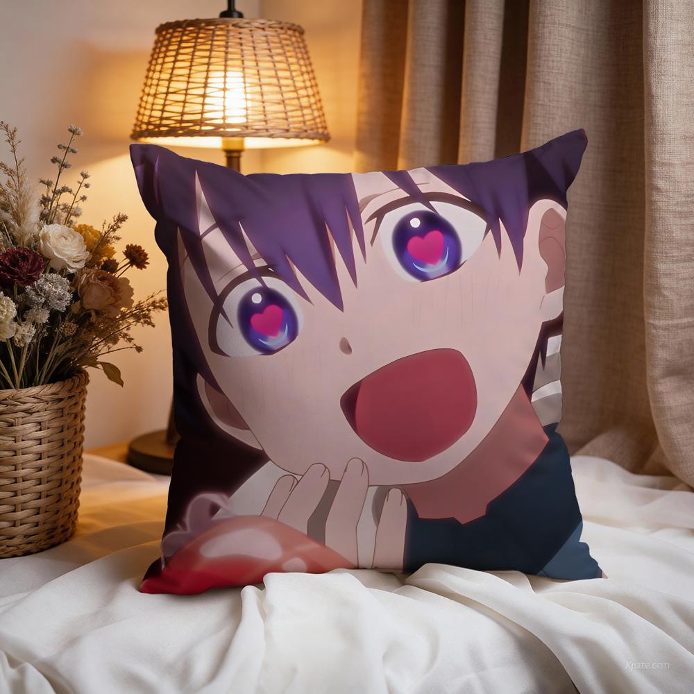 sShikimoris Not Just aCuties Cushion Cover Premium Comfort Reversible Pillow Cove -Two In One Design for Any Room & Car Interior