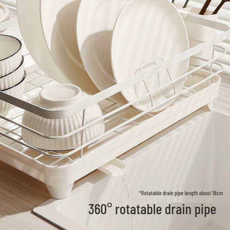 Moderner Abtropfständer aus Kunststoff mit Deckel