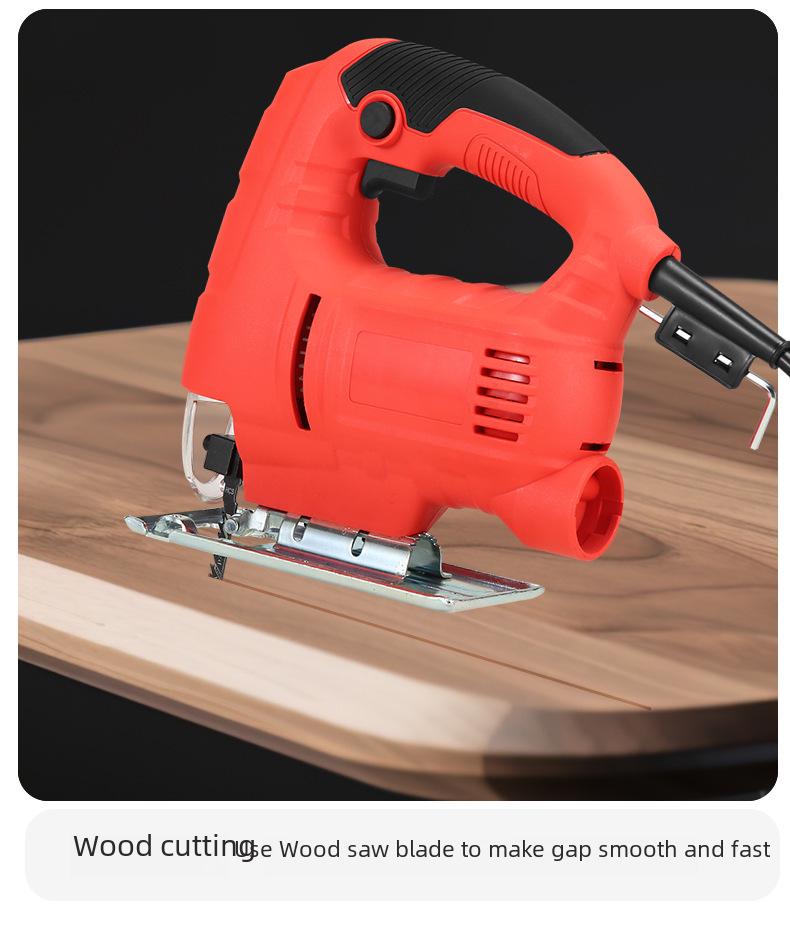 Electric Curve Saw: Portable Multi-Function Woodworking Tool for Manual or Powered Cutting