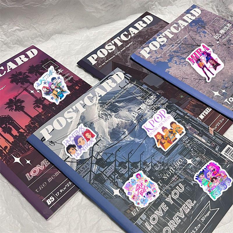 65-Piece K-PoP Witch Hunter Group Cartoon Waterproof Decals - Self-Adhesive Decor Stickers for Phones, Notebooks & Water Bottles