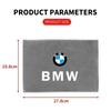 2025 Auto Für BMW Mikrofaser Reinigungs Wildleder Auto Logo Handtuch Trockentuch Lappen Für BMW 1 3 5 Serie X1 X4 X5 X7 G20 G38 F20 F39 F48