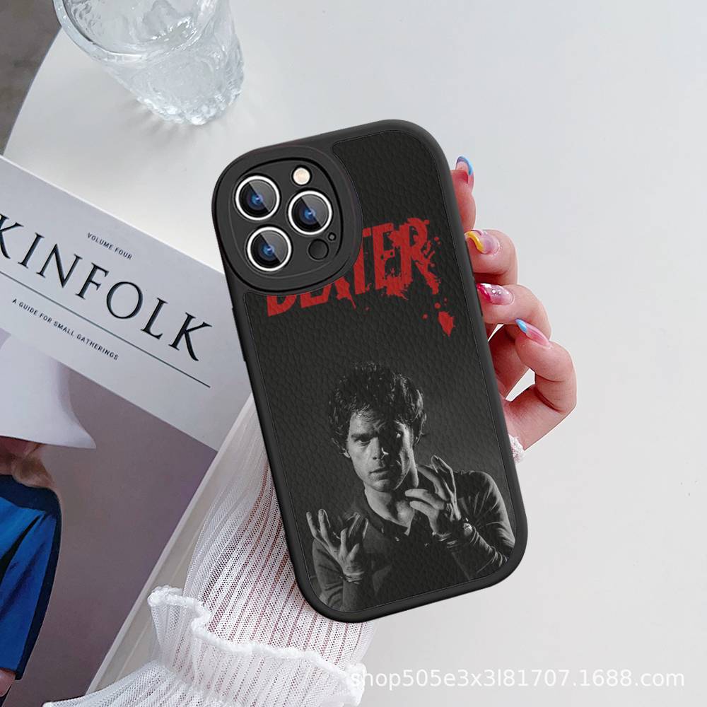 

Dexter Morgan Phone Case For IPhone 11 12 13 14 15 16 Pro Max Plus Leather Cover 12 pro max