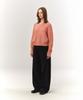 Seteo (W) Essen Two-Tone Mohair Blend Knit Pink