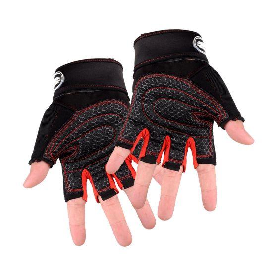 1 Pair Fitness Gloves Breathable Antiskid Wear Resistant Weight Lifting Sports Equipment Dumbbell