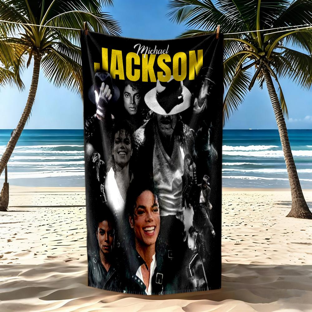 Michael Jackson6 Strandtuch Superweich & Saugfähig Bequem Leicht Geeignet für Sport, Reisen, Schwimmen, Yoga, Badezimmer, Strand Und Pool