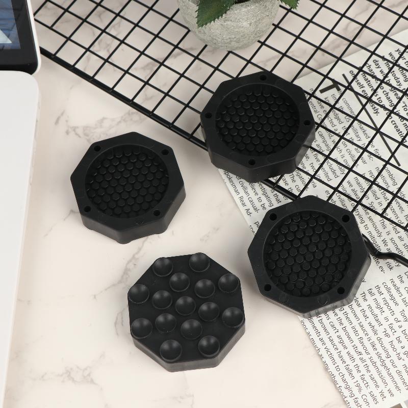 4Pcs Suctions Universal Anti Vibration Feet Pads Washing Machine Rubber Foot Mat Silent Refrigerator Foot Pad Lifting Base