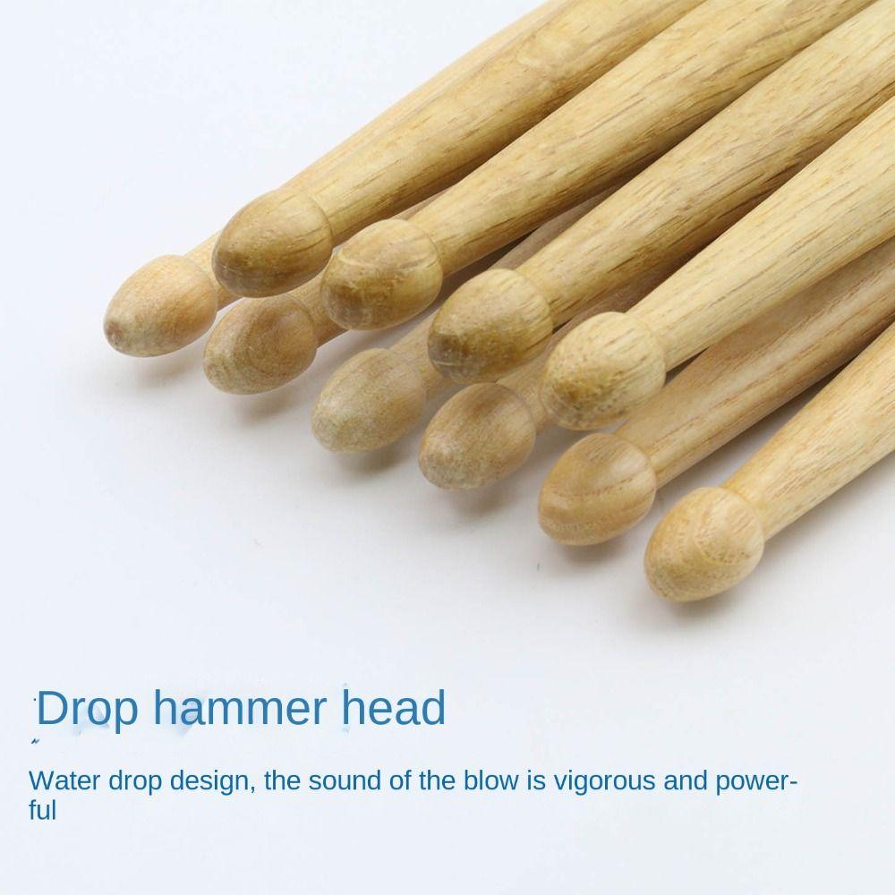Wood Drum Sticks 1 Pair Drum Set Classic Drumsticks  Drum