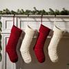 Christmas Stockings 18 Inches Large Knitted Xmas Stocking Fireplace Hanging Decoration for Holiday Home Party Decor