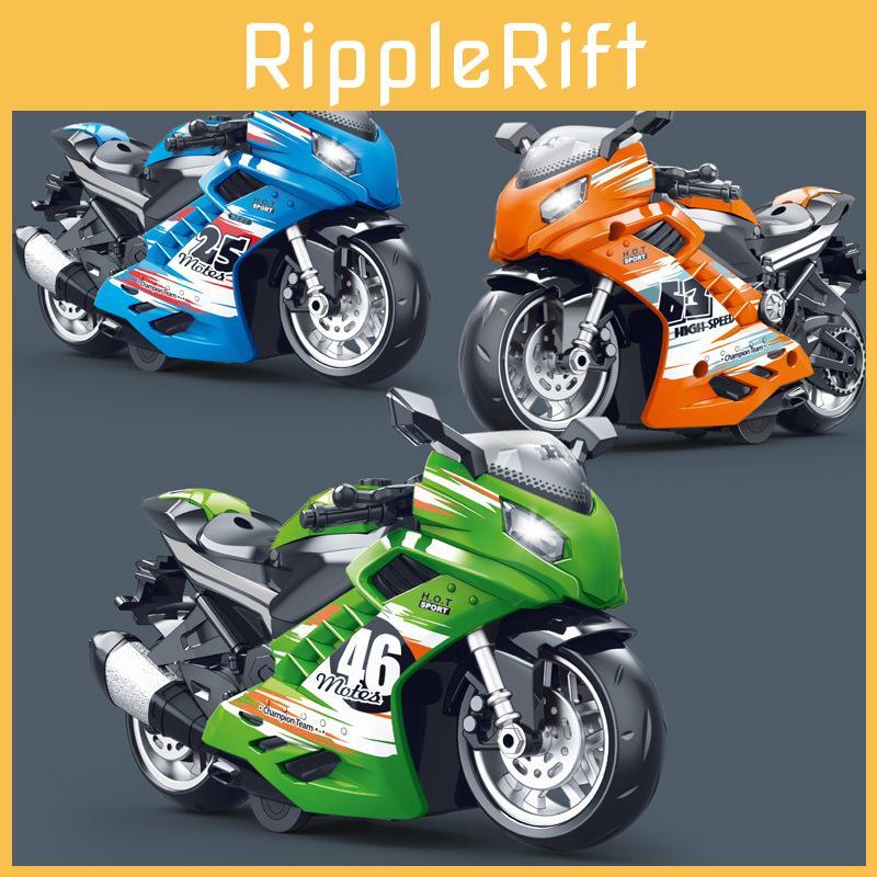 Inertia Motorcycle Toy For Kids With Sound Light Music And Visual Development