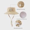 Children’s Breathable Fisherman Sun Hat with Large Brim for Boys and Girls