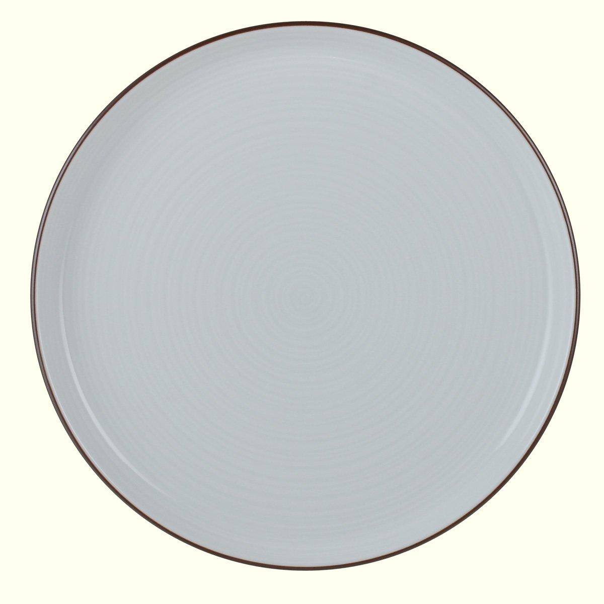 

Hakusan Porcelain Flat White Hasami Made in Japan Plate, No. 7, White, (approx.) 21.5cm, Porcelain, Thousand-Step Design, HAKUJISENDAN, Ware, белый