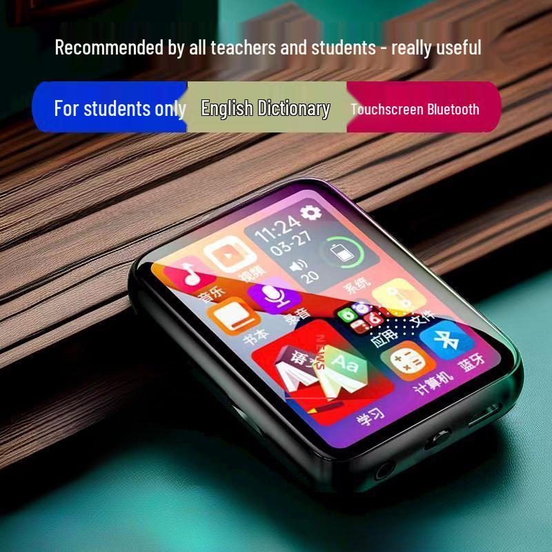 High School Student MP4/MP5 Touchscreen: Read Novels, Listen to Music, Bluetooth-Enabled Walkman
