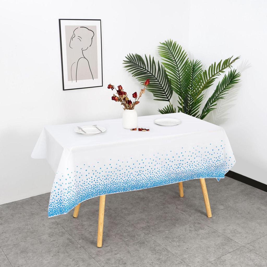 Polka Dot Disposable PEVA Plastic Party Tablecloth