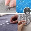 LUNARM 40 PCS Upholstery Tacks Clear Heads Twist P with Storage Box, 2 Styles Bedskirt Tacks P for Upholstery, Slipcovers, and Bedskirts Decoration