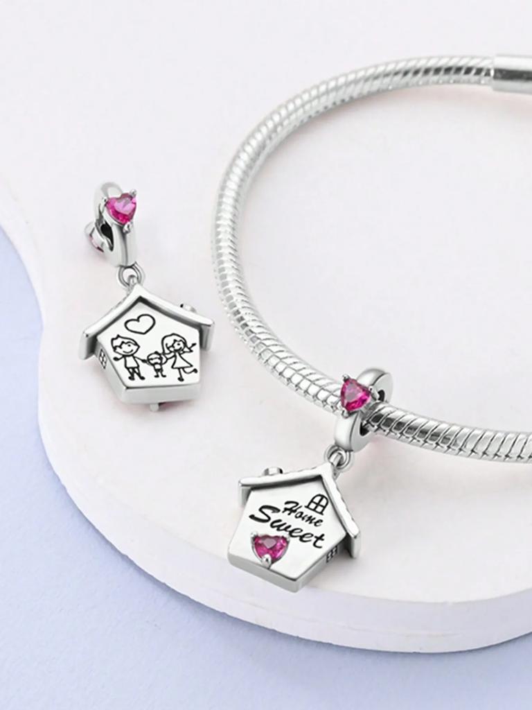 Copper Plated Original Charms Mother'S Day Love Mother Beads Fit Bracelet Women'S Jewelry Gift