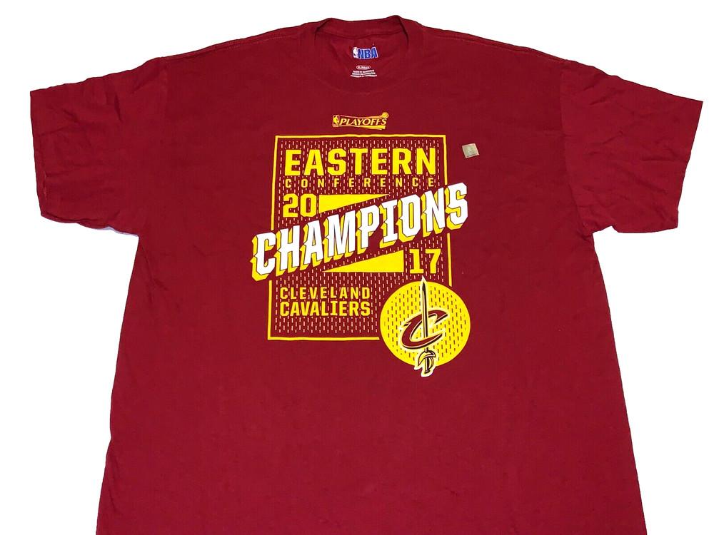 Cleveland Cavaliers 2017 Eastern Champions NBA Playoffs T-Shirt New! NWT XL Unisex T-Shirt L
