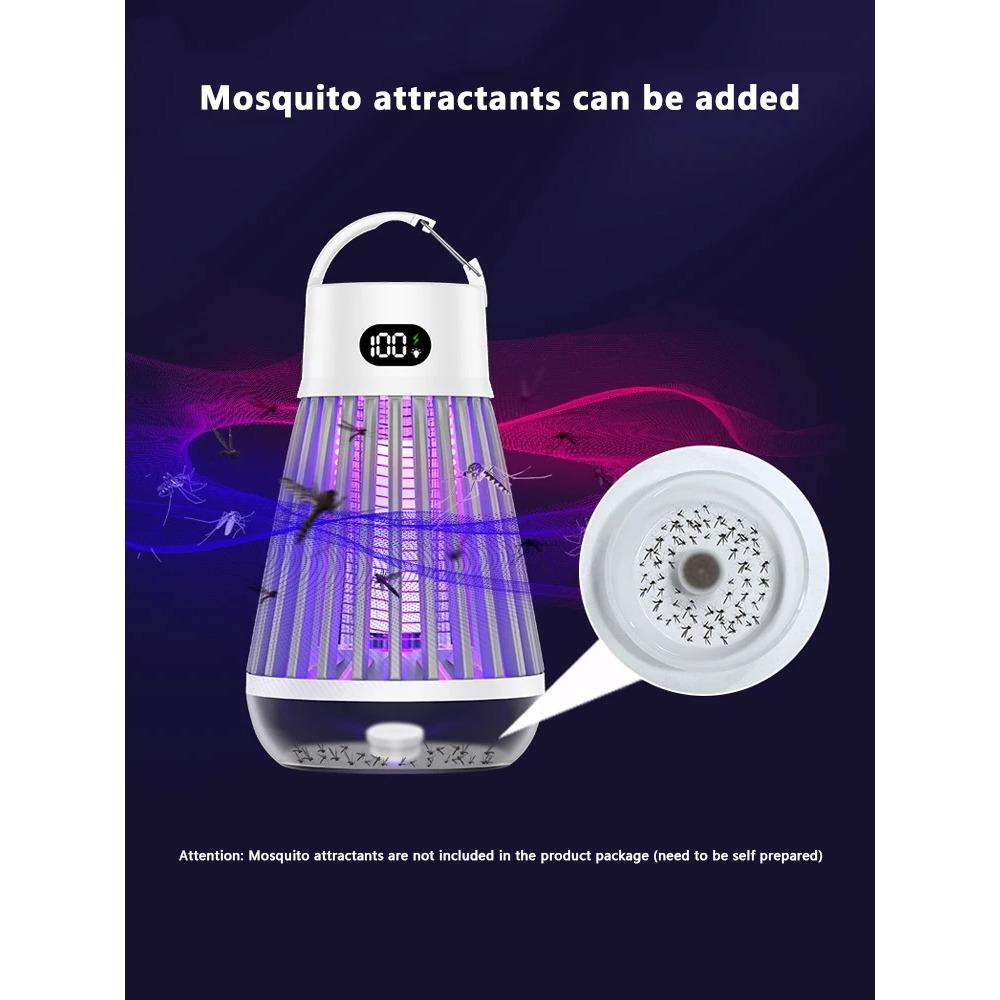 Electric Mosquito Lamp USB Charging Two-In-One Portable Mosquitoes Household Portable Outdoor Electric Shock Mosquito Killer