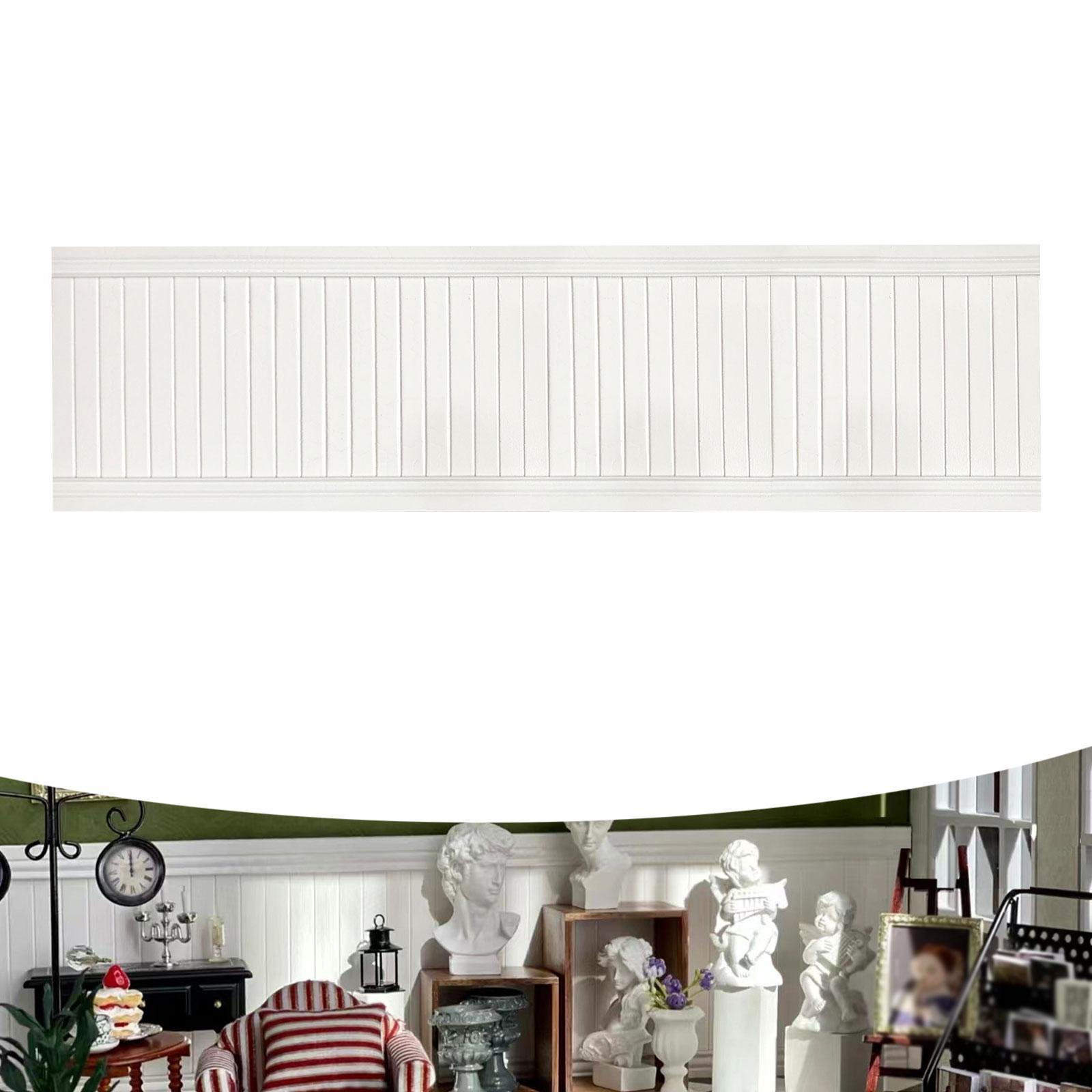 

1/8 Кукольный домик Настенная панель Интерьер Декор Фото Реквизит Реалистичная Мини-обшивка