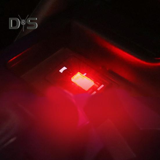 Oświetlenie nastrojowe w samochodzie Oświetlenie otoczenia LED USB Wtyczka USB Dekoracja lampka nocna Uniwersalne akcesoria do wnętrza samochodu