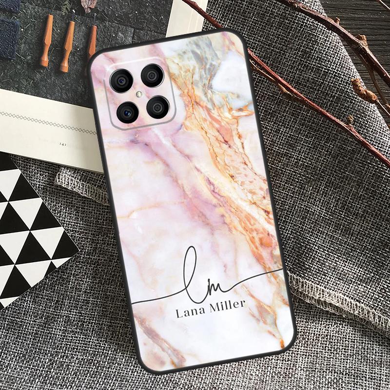 PERSONALISED marble name glitte Case For Honor 90 70 50 Lite Magic 5 Magic 6 Pro X6 X7 X8 X9 X6a X7a X8a X9a X8b X9b Cover