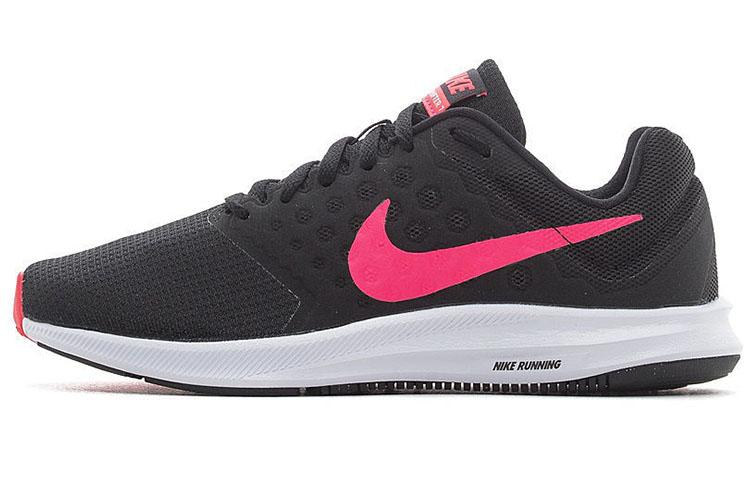 Nike Downshifter 7 Damping Non Slip Color Matching Black/Pink Women s 852466-008 36