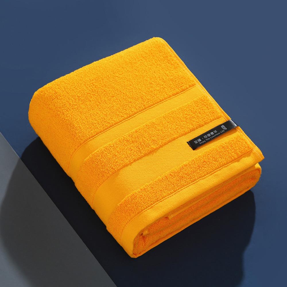 Spot large thickened cotton souvenir towel hotel men's sports face towel plain color broken gear water absorption